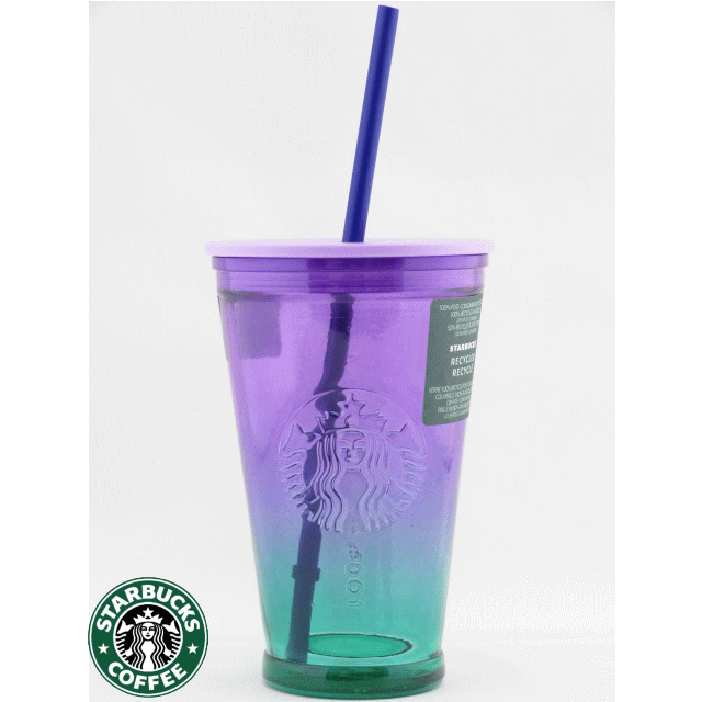 STARBUCKS スターバックス【USA限定・HAWAII直輸入】RECYCLED RECYCLE TUMBLERタンブラー RECYCLE GLASS リサイクルガラスGrande 16floz/473mlのサムネイル