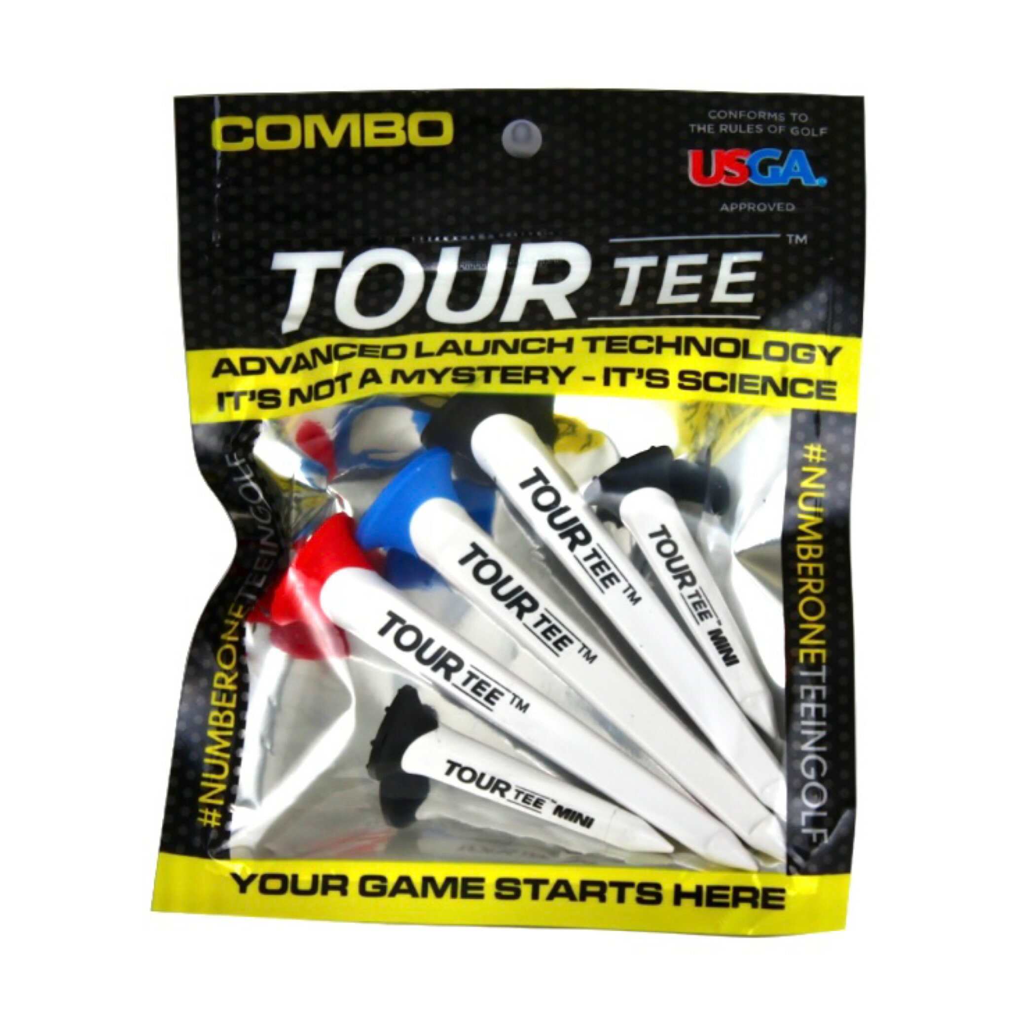 TOUR TEE COMBO PACK ツアーティー コンボ パック ゴルフ ティー ロング ショート 5本入り