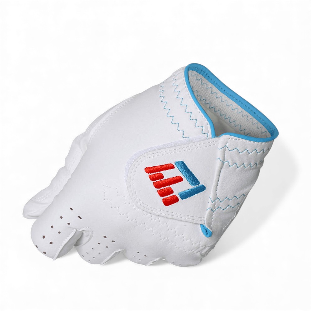 左手装着用 全天候タイプ フォーサリンク ForesaLink F/L SYNTHETIC グローブ Weather FIT ウェザーフィット 全天候対応 ゴルフグローブ 21cm〜25cm (ホワイト×ライトブルー ) メンズ レディース