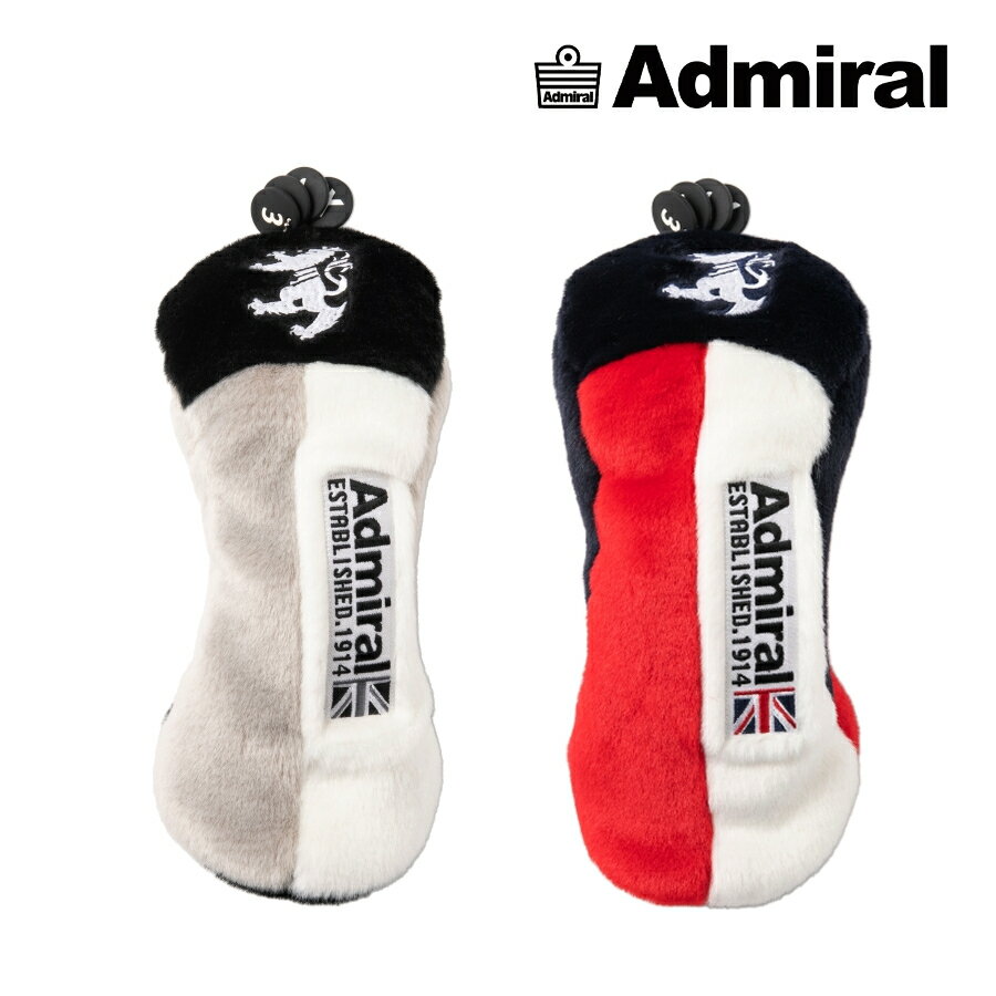 【月間優良ショップ受賞】Admiral アドミラル ヘッドカバー フェアウェイウッド ユニセックス ストレッ..