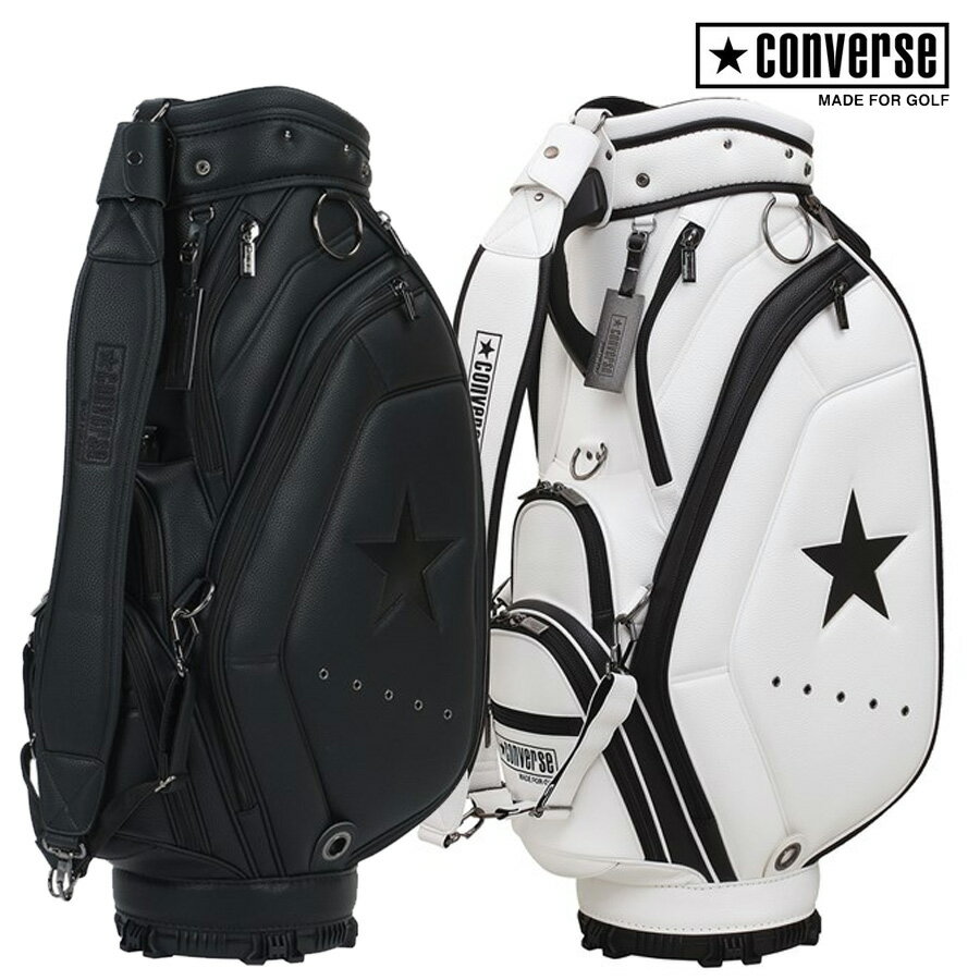 【10％引きクーポン対象】キャディバッグ コンバース ゴルフ ONE STAR S ワンスター CONVERS GOLF ONE STAR CADDIE BAG メンズ レディース 33700600 33700601