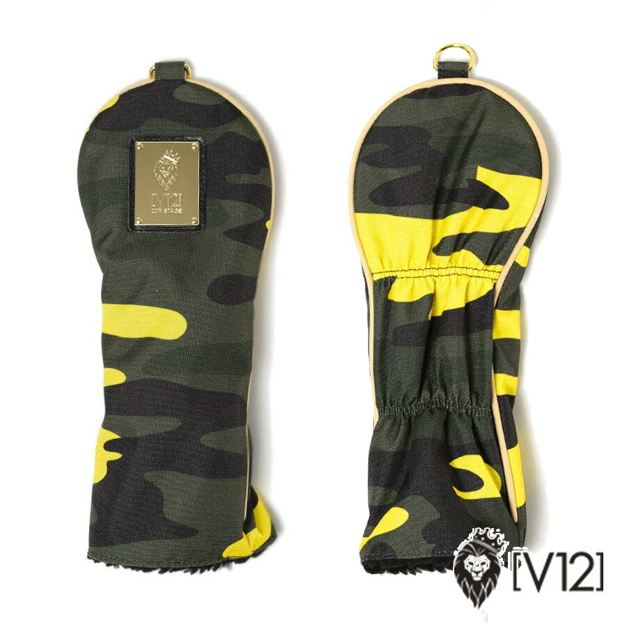 【月間優良ショップ受賞】ヘッドカバー フェアウェイウッド用 FW V12 ヴィトゥエルブ YELLOW CAMO HC カモ柄ヘッドカバー(フェアウェイウッド) ゴルフ用品 メンズ レディース V122221-AC40