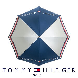 パラソル トミー ヒルフィガー THMG7SK5 アウトドア スポーツ観戦 長傘 UVカット メンズ レディース
