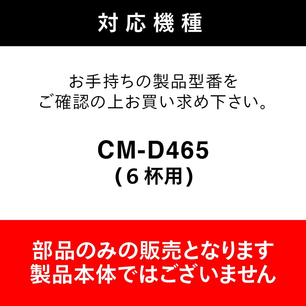 【公式・部品】 CM-D465-413 | ツインバード TWINBIRD 6杯用ミル(CM-D465用) 全自動コーヒーメーカー CM-D465B コーヒーミル コーヒーメーカー 3