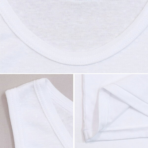 子供肌着専門店 Twin Dimpleの【日本製】ワンポイントタンクトップ 100/110/120/130 綿100％ キッズ タンクトップ 肌着 女の子 インナー メール便OK｜アングル3