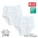 【日本製】天スパンブリーフ 2枚組100/110/120/130/140/150/160/170 白無地 ブリーフ パンツ キッズ ジュニア パンツ 男の子 メ...