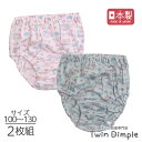 【日本製】ユニコーン柄ショーツ 2枚組 100/110/120/130 子供 パンツ 下着 女の子 キッズパンツ 女児ショーツ 綿100% メール便OK