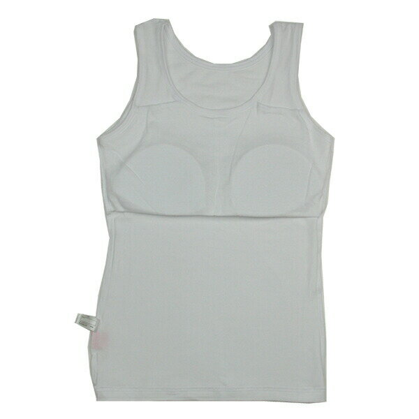 【海外製】HP+ ホワイトワンポ柄 カップ入替タンクトップ （8054-T）　ハッピープラス　140/150/160　[メール便OK]