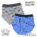 ストリートワッペン/トラベルバイク柄ブリーフ 2枚組 100/110/120/130 (3559) 下着 男の子 キッズ パンツ 前開き ブリーフパンツ 男児