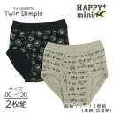 ＼MAXポイント10倍！／【スーパーSALE 12/4 20時スタート！】男児総柄ブリーフ2枚組(車柄・恐竜柄) 80/90/95/100/110/120/130 (9212） キッズ パンツ 男の子 ベビー メール便OK