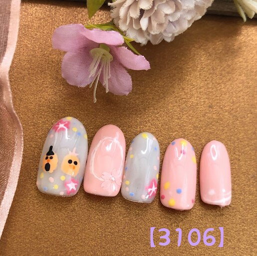 上品 カジュアル オフィス 可愛い かわいい トレンド ロング 短い爪 お洒落 キラキラ ネイルチップ つけ爪 ネイル デザインネイル オーダメイド オーダーチップ オーダーネイル ハンドメイド 10本セット 送料無料 両面テープ付き【3106】