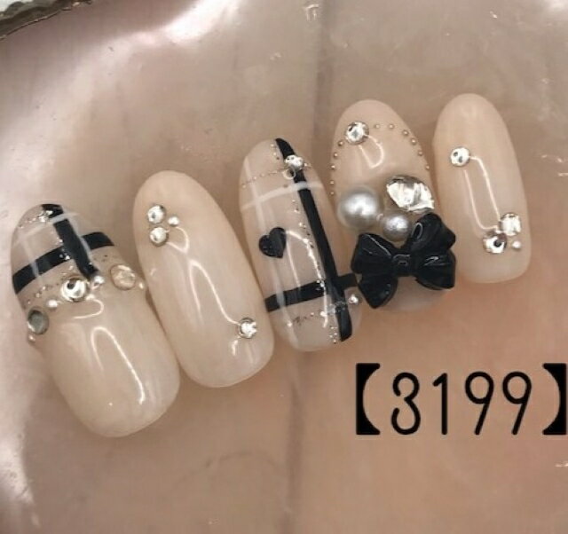 上品 可愛い かわいい クール ショート ロング 短い爪 お洒落 キラキラ ネイルチップ つけ爪 ネイル デザインネイル オーダメイド オーダーチップ オーダーネイル ハンドメイド 10本セット 送料無料 両面テープ付き【3199】