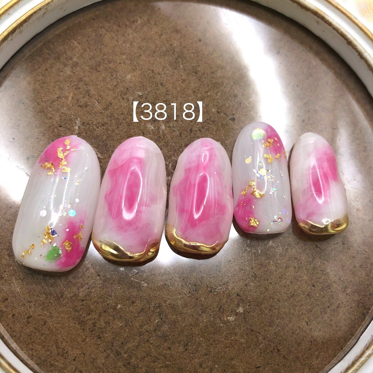 上品 カジュアル 可愛い かわいい カワイイ ブライダル リゾート ショート ロング 短い爪 お洒落 ラメ キラキラ ネイルチップ つけ爪 ネイル デザインネイル オーダメイド オーダーチップ オーダーネイル ハンドメイド 10本セット 送料無料 両面テープ付き【3818】