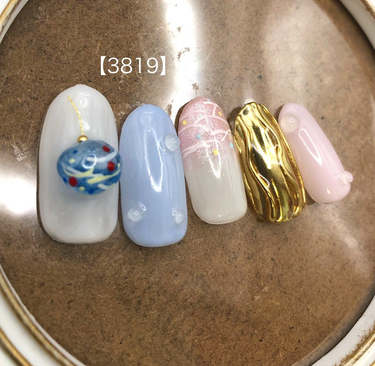 上品 カジュアル 可愛い かわいい カワイイ ブライダル リゾート ショート ロング 短い爪 お洒落 ラメ キラキラ ネイルチップ つけ爪 ネイル デザインネイル オーダメイド オーダーチップ オーダーネイル ハンドメイド 10本セット 送料無料 両面テープ付き【3819】