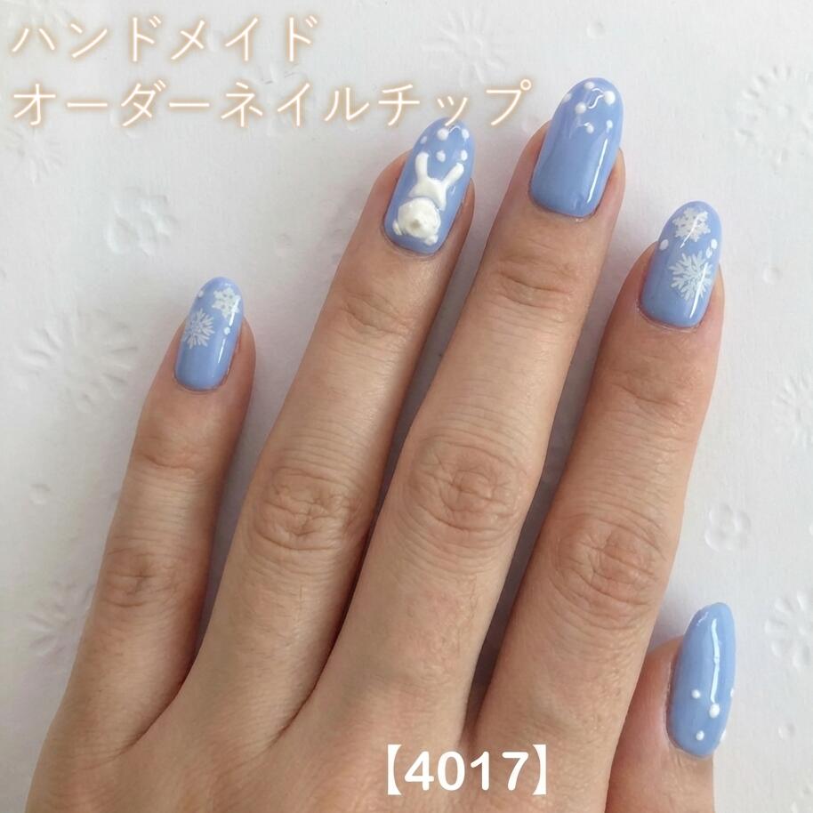 送料無料 両面テープ付き ネイル ネイルチップ つけ爪 ジェル ジェルネイル セルフネイル マニキュア ハンドメイド オーダー オーダーメイド サイズオーダー ショート ロング ブライダル 結婚式 前撮り 挙式 和装 上品 カジュアル 可愛い かわいい カワイイ 雪【4017】