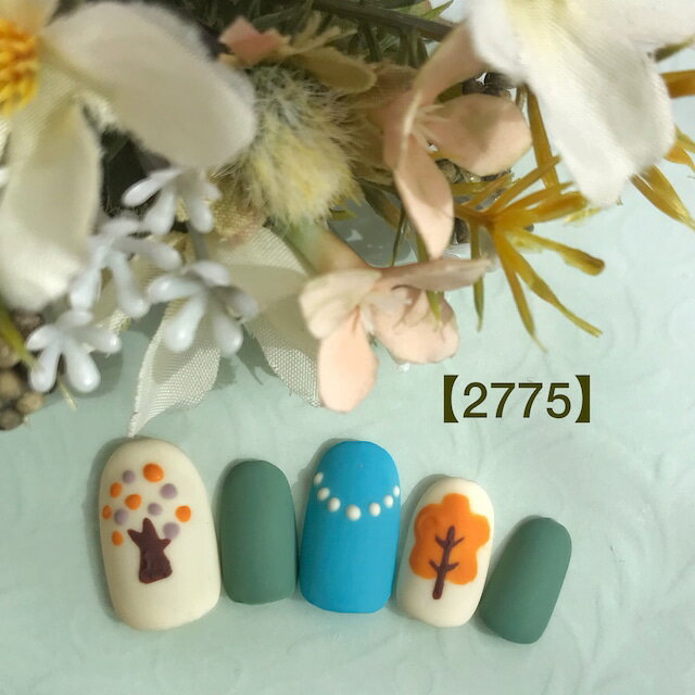 カジュアル オフィス 可愛い かわいい トレンド ショート ロング 短い爪 お洒落 キラキラ ネイルチップ つけ爪 ネイル デザインネイル オーダメイド オーダーチップ オーダーネイル ハンドメイド 10本セット 送料無料 両面テープ付き【2775】