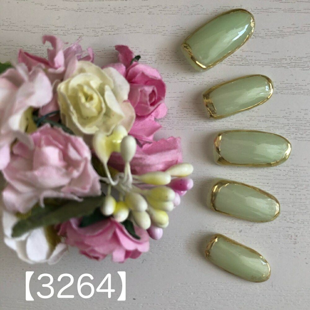 上品 カジュアル オフィス クール 可愛い かわいい ショート ロング 短い爪 お洒落 キラキラ ネイルチップ つけ爪 ネイル デザインネイル オーダメイド オーダーチップ オーダーネイル ハンドメイド 10本セット 送料無料 両面テープ付き【3264】