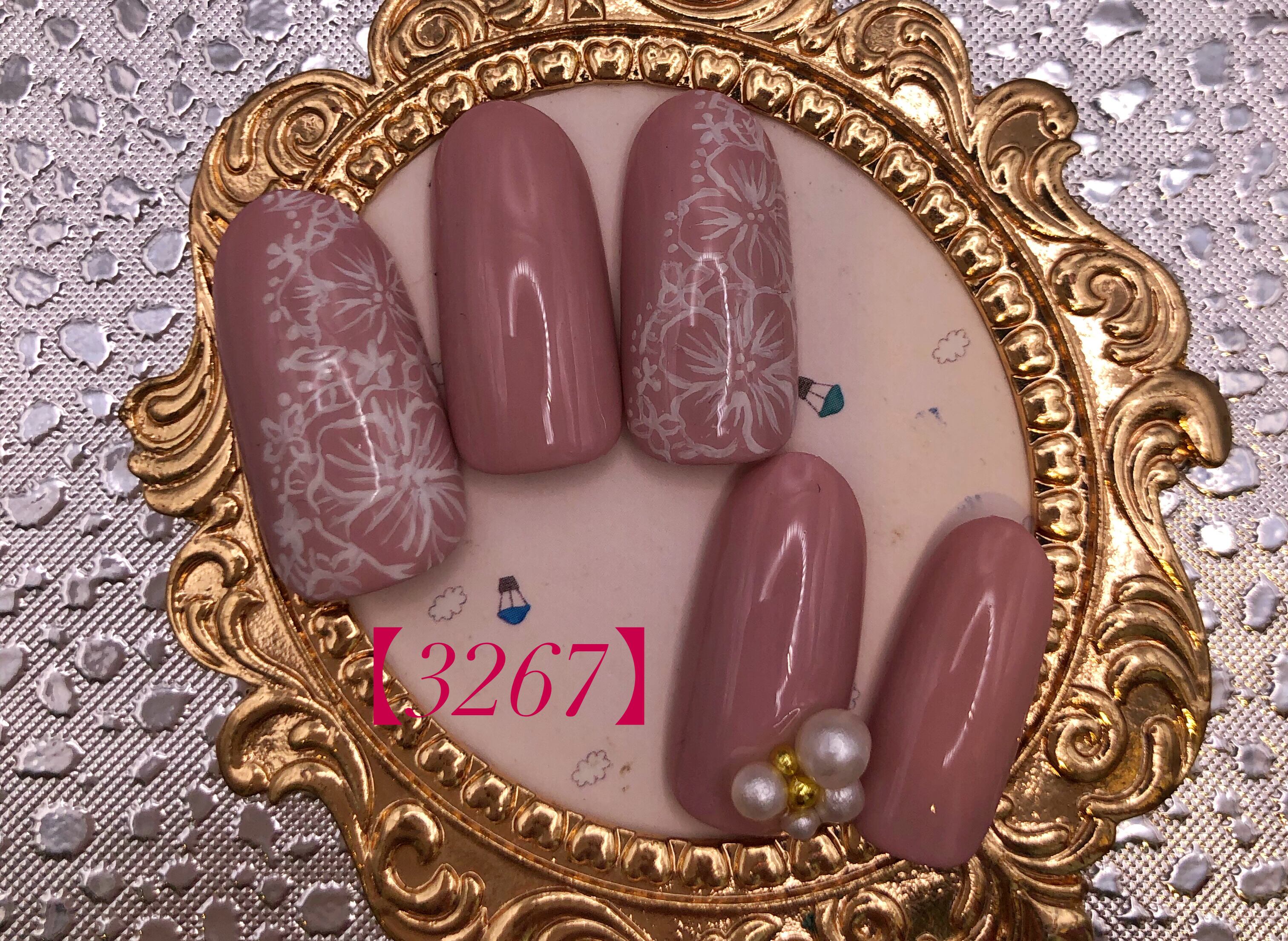 上品 オフィス 可愛い かわいい ブライダル ショート ロング 短い爪 お洒落 キラキラ ネイルチップ つけ爪 ネイル デザインネイル オーダメイド オーダーチップ オーダーネイル ハンドメイド 10本セット 送料無料 両面テープ付き【3267】