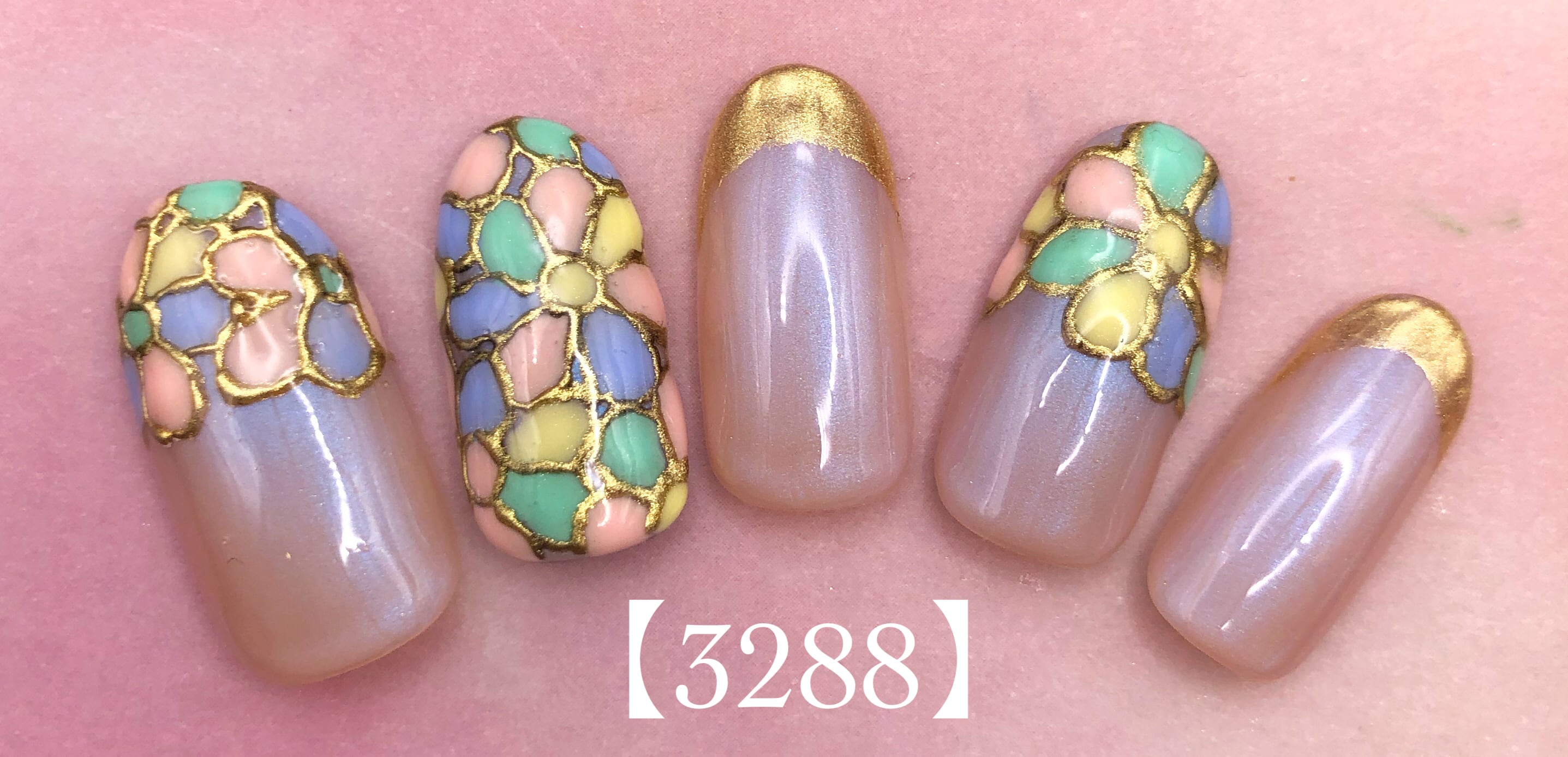 上品 カジュアル 可愛い かわいい トレンド ショート ロング 短い爪 お洒落 キラキラ ネイルチップ つけ爪 ネイル デザインネイル オーダメイド オーダーチップ オーダーネイル ハンドメイド 10本セット 送料無料 両面テープ付き【3288】