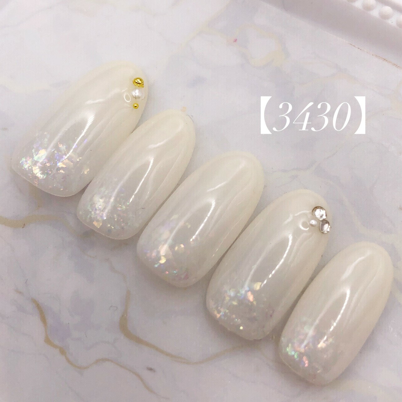 上品 可愛い かわいい ブライダル ショート ロング 短い爪 お洒落 キラキラ ネイルチップ つけ爪 ネイル デザインネイル オーダメイド オーダーチップ オーダーネイル ハンドメイド 10本セット 送料無料 両面テープ付き【3430】