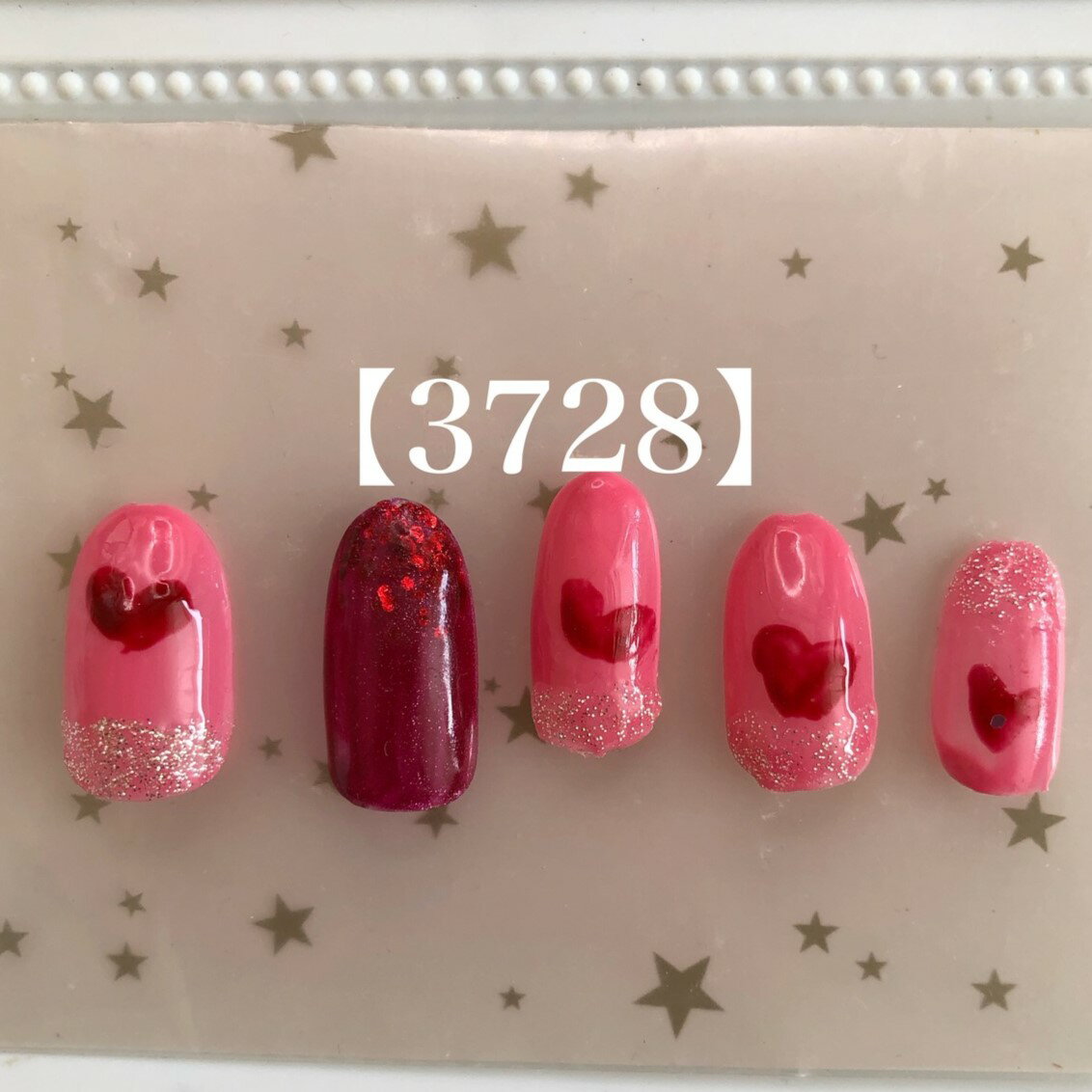 可愛い かわいい ショートショート ロング 短い爪 お洒落 ラメ キラキラ ネイルチップ つけ爪 ネイル デザインネイル オーダメイド オーダーチップ オーダーネイル ハンドメイド 10本セット 送料無料 両面テープ付き【3728】