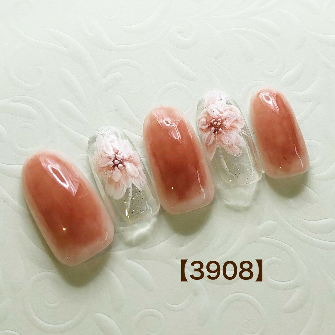 上品 カジュアル 可愛い かわいい カワイイ ブライダル リゾート ショート ロング 短い爪 お洒落 ラメ キラキラ キレイ ネイルチップ つけ爪 ネイル デザインネイル オーダメイド オーダーチップ オーダーネイル ハンドメイド 10本セット 送料無料 両面テープ付き【3908】