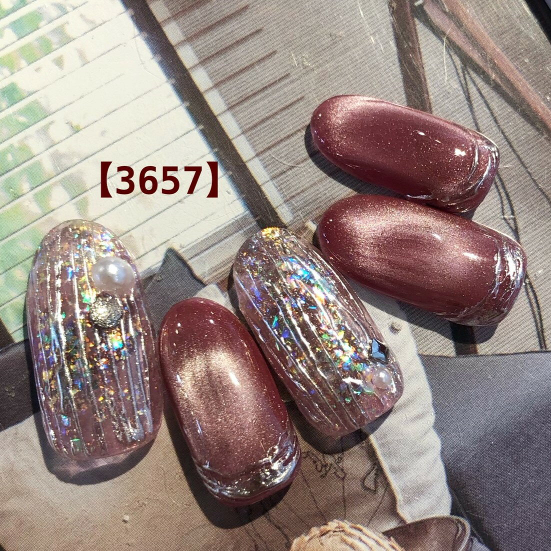 上品 カジュアル 可愛い かわいい クール トレンド ショート ロング 短い爪 お洒落 キラキラ ネイルチップ つけ爪 ネイル デザインネイル オーダメイド オーダーチップ オーダーネイル ハンドメイド 10本セット 送料無料 両面テープ付き【3657】