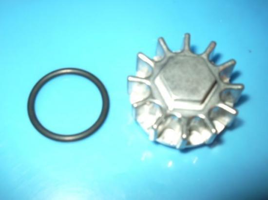 Z400B Z400T Z400RS用 オイルキャップ フィン