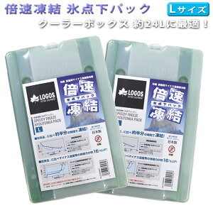 送料無料 2個セット ロゴス 倍速凍結氷点下パック(Lサイズ) LOGOS 保冷 保冷剤 おすすめ クーラーバッグ クーラーボックス 釣り 氷 夏 イベント フェス キャンピング ツーリング レジャー ピクニック キャンプ R16AF021