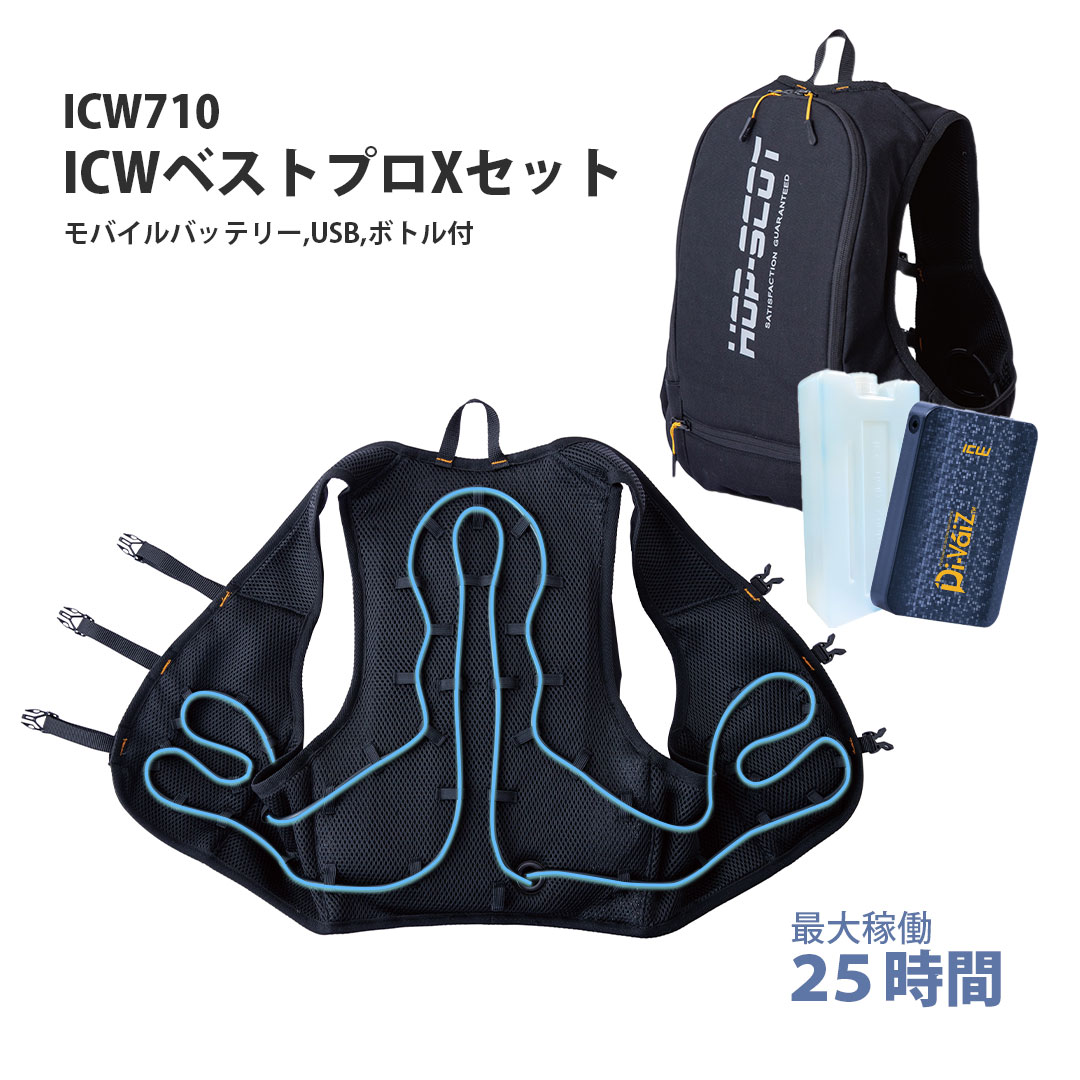 【最新！コンパクトモデル】接触冷感 水循環 冷却ウェア アイスベスト クーラー ゴルフ 冷却ベスト ウォーター ベスト 水冷服 登山 競歩 トレッキング 散歩