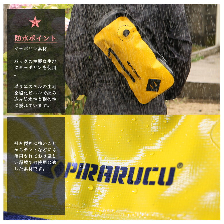 【送料無料】 カジメイク ワンショルダーバッグ（8L）防水 縦型 ボディバッグ メンズ ブランド スポーティ レディース イエロー ブラック ホワイト ショルダー アウトドア ターポリン PVC アーバン キャンプ PIRARUKU 自転車 ピラルク