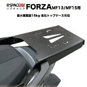 R-SPACE FORZA MF13 MF15 MF17 フォルツァ リアキャリア 最大 積載 量 15kg リアキャリヤ トップケース GIVI SHAD KAPPA COOCASE リアボックス