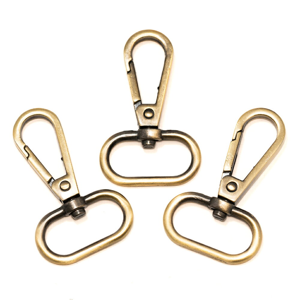 【20個】 ナスカン | 内径 25mm 3色有 送料無料 | キーホルダー 金具 パーツ フック