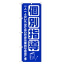 のぼり旗 個別指導 のぼり | 塾 講習 | 四方三巻縫製 S03-0016A