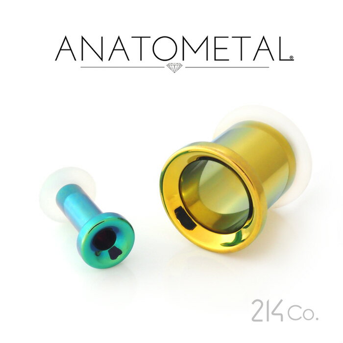 チタン製 シングルフレア アイレット 10Ga.~5/8"Ga. ANATOMETAL