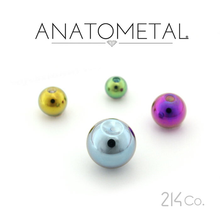 チタン製 ビーズ 単品 ANATOMETAL