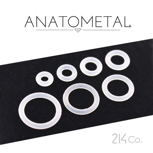 シリコーン製 オーリング 10Ga.~1/2"Ga. 単品 ANATOMETAL シリコーン製 オーリング 10Ga.~1/2"Ga. 単品 ANATOMETAL