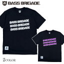 oXuQ[h TVc BASS BRIGADE Slanted Word Mark Tee oXtBbVO fvX oXނ ނ [֑