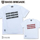 バスブリゲード Tシャツ BASS BRIGADE Slanted Word Mark Tee バスフィッシング デプス バス釣り 釣り メール便送料無料