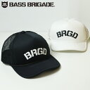 バスブリゲード キャップBASS BRIGADE BRGD ARCH TRUCKER CAP バスブリゲード 帽子 バスフィッシング デプス バス釣り アウトドア バイク ツーリング 送料無料