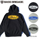 パーカー BASS BRIGADE OVAL BRGD LOGO HOODIE OBHD01 バスブリゲード スエット バスフィッシング デプス バス釣り アウトドア バイク ツーリング 送料無料