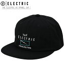 キャップ 帽子 メンズ ELECTRIC エレクトリックTHE ELECTRIC #3 6PANEL CAP E25SC05 DRT 白川知也デザイン バス釣り バスフィッシング サーフィン デプス 釣り(4)