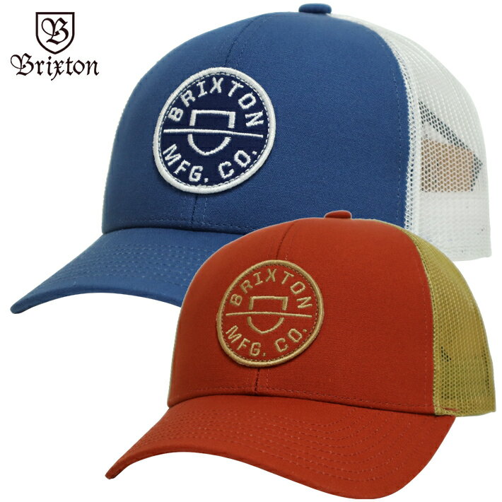 ブリクストン キャップ BRIXTON メッシュキャップ CREST X MP MESH CAP 帽子 スナップバック メンズ レディース スケボー サーフィン ストリート