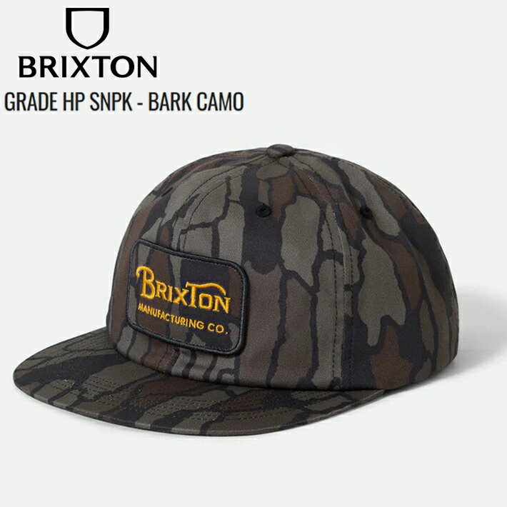 Rakuten - BRIXTON ブリクストン キャップ GRADE HP SNPK - BARK CAMO スナップバック キャップ CAP スケボー スケートボード ストリート サーフィン
