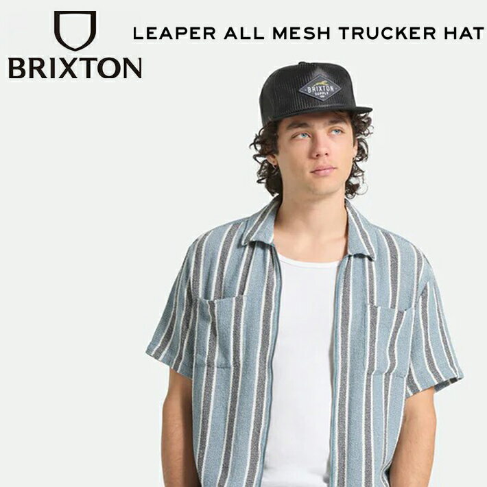 Rakuten - BRIXTON ブリクストンキャップ LEAPER MP ALL MESH TRUCKER HAT スナップバック メッシュCAP スケボー アメ車 バイカー ストリート サーフィン