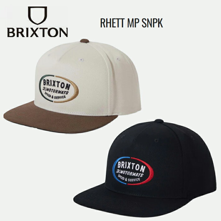 乐天商城 - BRIXTON ブリクストン キャップ RHETT MP SNPK スナップバック キャップ CAP スケボー アメ車 バイカー ストリート サーフィン