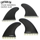 CAPTAIN FIN キャプテンフィン FUTURE フィンTYLER WARREN QUAD Single Tab 4.68サーフィン サーフボード ...