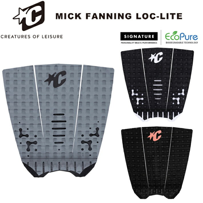 Surfing - クリエイチャーズ トラクション デッキパッド CREATURES OF LEISURE MICK FANNING LOC-LITE SIGNATURE TRACTION ミック・ファニング シグネイチャークリエイチャーデッキパッド 送料無料！【※パッケージ無し発送】