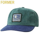 キャップ フォーマー Former Merchandise LABYRYNTH CAP 帽子 コーデュロイ メンズ レディース スケボー サーフィン サーフボード スケートボード ストリート