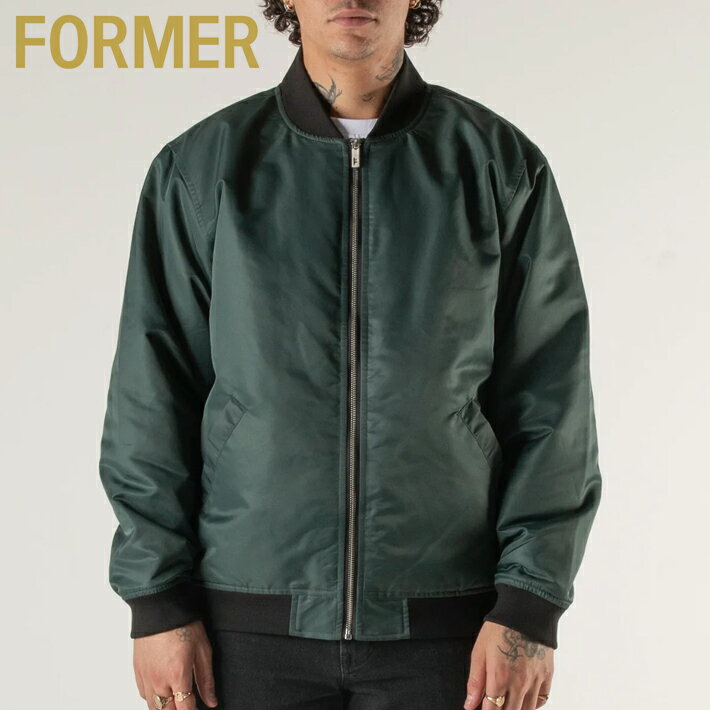 ジャケット フォーマー Former Merchandise VARSITY AG JACKET MA1ジャケット フライトジャケット ブルゾン メンズ レディース スケボー サーフィン ストリート